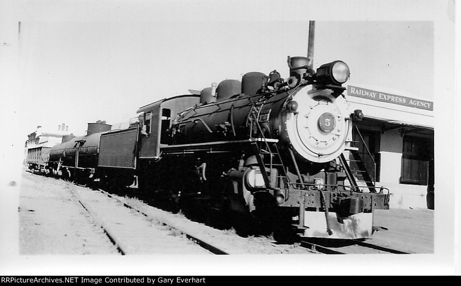 V&T 2-8-0 #5, ex-Nevada Copper Belt 5